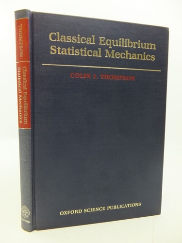 Classical Equilibrium Statistical Mechanics
