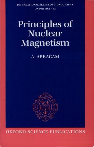 The Principles of Nuclear Magnetism