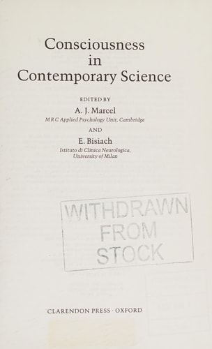 Consciousness in Contemporary Science