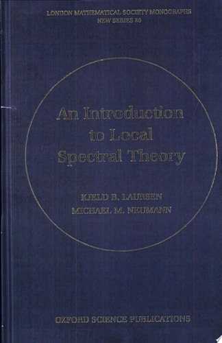 Introduction to Local Spectral Theory