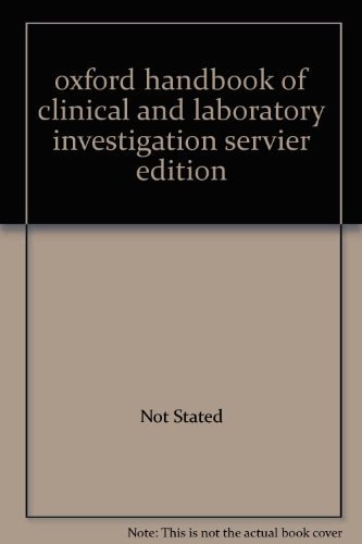 Oxford Handbook of Clinical and Laboratory Investigation
