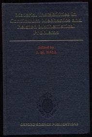 Material Instabilities in Continuum Mechanics and Related Mathematical Problems