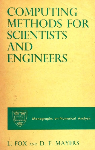 Computing Methods for Scientists and Engineers
