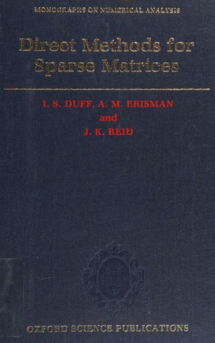 Direct Methods for Sparse Matrices