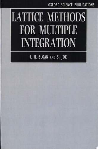 Lattice Methods for Multiple Integration