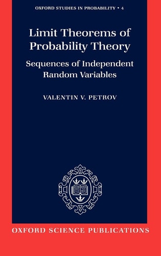 Limit Theorems of Probability Theory: Sequences of Independent Random Variables