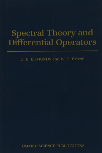 Spectral Theory and Differential Operators