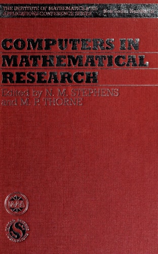 Computers in Mathematical Research