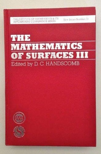 The Mathematics of Surfaces III