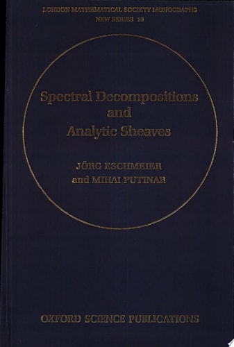 Spectral Decompositions and Analytic Sheaves