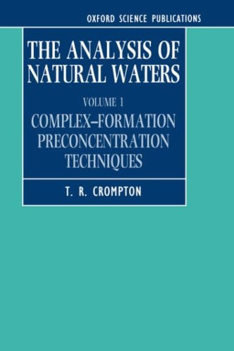 The Analysis of Natural Waters: Volume 2: Direct Preconcentration Techniques