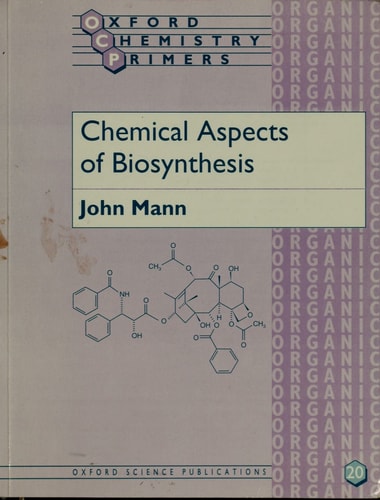 Chemical Aspects of Biosynthesis