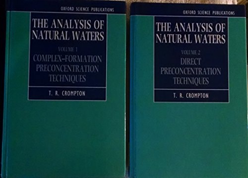 The Analysis of Natural Waters