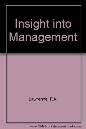 Insight into Management