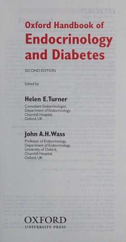Oxford Handbook of Endocrinology and Diabetes