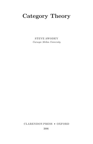 Category Theory