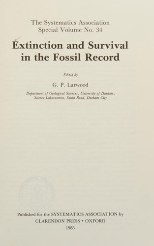 Extinction and Survival in the Fossil Record