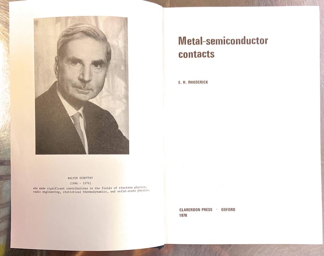 Metal-Semiconductor Contacts