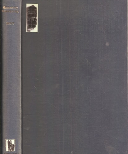 Quantity Surveying: A Fully Metricated Text