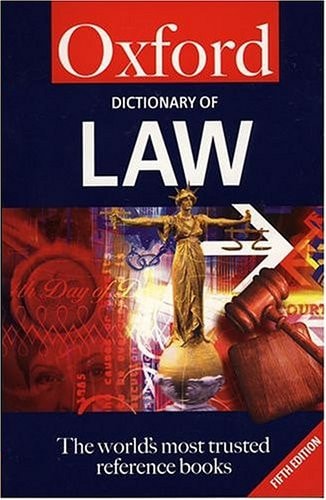 A Dictionary of Law