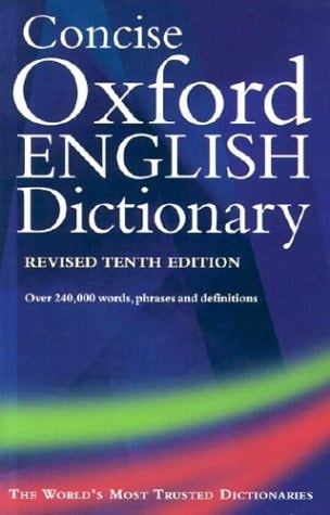 The Concise Oxford English Dictionary