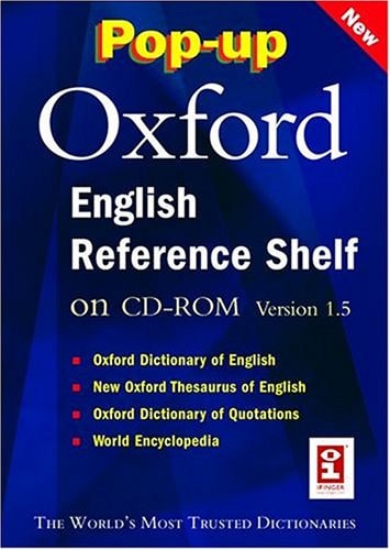Pop-up Oxford English Reference Shelf on CD-ROM