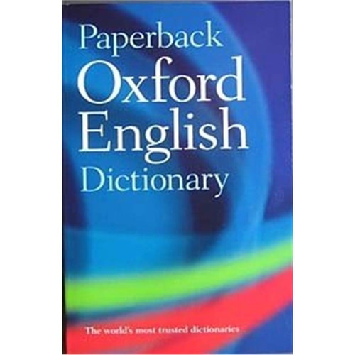 Paperback Oxford English Dictionary