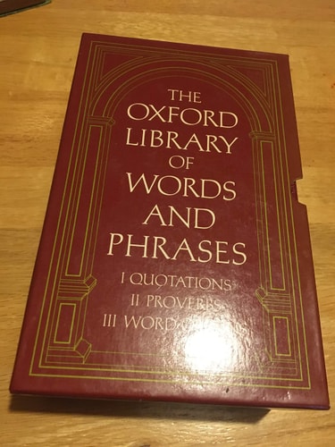 The Concise Oxford Dictionary of Proverbs