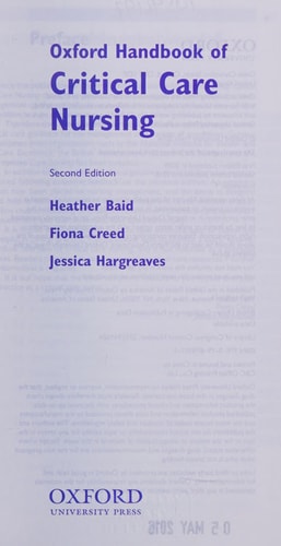 Oxford Handbook of Critical Care Nursing