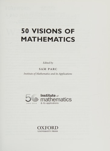 50 Visions of Mathematics