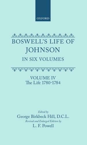 Boswell's Life of Johnson: Volume IV