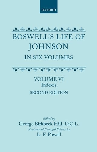 Boswell's Life of Johnson: Volume VI