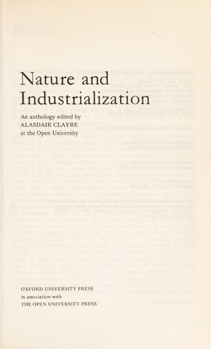 Nature and Industrialization