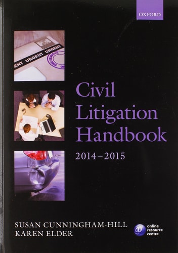 Civil Litigation Handbook: Blackstone Legal Practice Course Guide