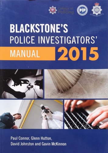 Blackstone's Police Investigators' Manual