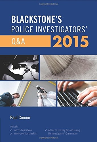 Blackstone's Police Investigators' Q&A