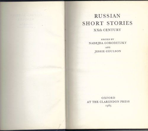 Russian Short Stories: Twentieth Century