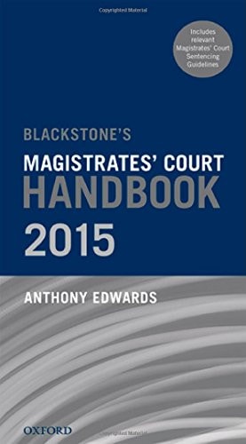 Blackstone's Magistrates' Court Handbook
