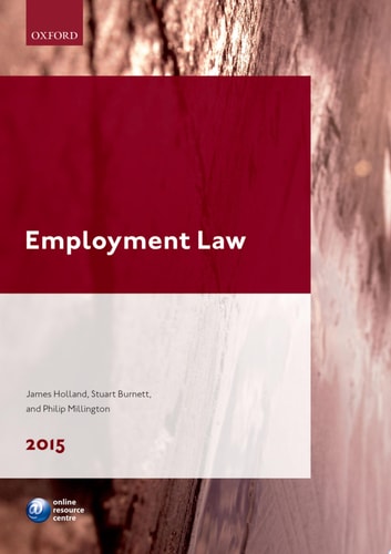Employment Law: Blackstone Legal Practice Course Guide