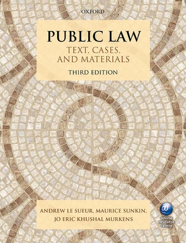 Public Law: Text, Cases, and Materials
