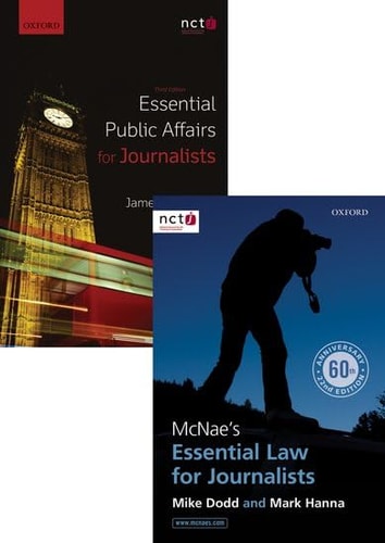 McNae's Essential Law for Journalists & Essential Public Affairs for Journalists Pack