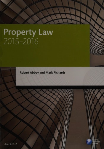 Property Law: Blackstone Legal Practice Course Guide