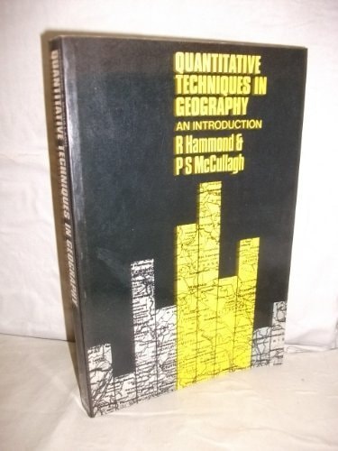 Quantitative Techniques in Geography: An Introduction