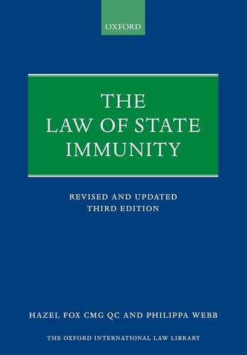 The Law of State Immunity