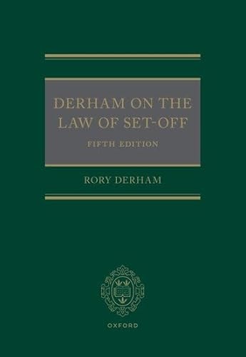 Derham on the Law of Set Off