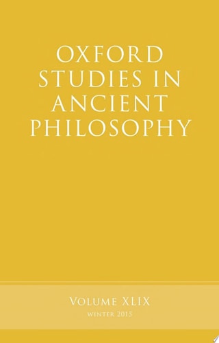 Oxford Studies in Ancient Philosophy: Volume 49