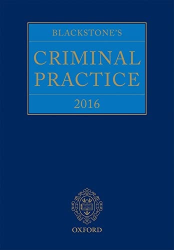 Blackstone's Criminal Practice 2016