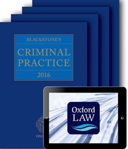 Blackstone's Criminal Practice