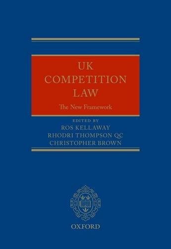 UK Competition Law: The New Framework