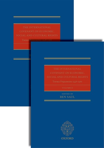 The International Covenant on Economic, Social and Cultural Rights: Travaux Preparatoires
